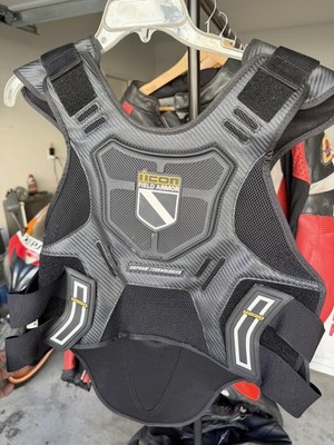 Icon Field Armor Supersize L Adult Motorcycle Vest Ride Among Us Asphalt Tech 