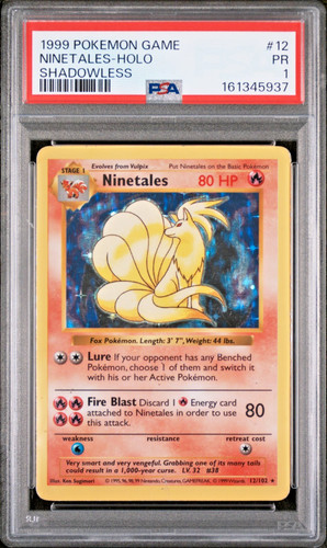 Ninetales (Shadowless) graded PSA 1 for sale on eBay