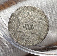 1851 Three Cent Silver