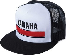 Factory Effex Yamaha Vintage Snapback Hat-White/Black Mens