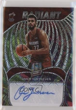 2021 Panini Spectra Meta Prizm 12/25 Omer Yurtseven #RSI-OME Rookie Auto RC nm0