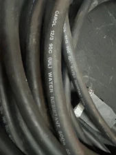 Carol 12/3 SOOW Portable Power Cable, Flexible, Black, 600V 100’