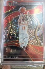 2023-24 Panini Select - Courtside Trae Young #243 Red Disco Prizm /49