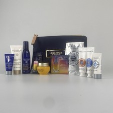 L  Occitane - Travel Gift Set With Bag - 10 Pc Immortelle And Shea Butter
