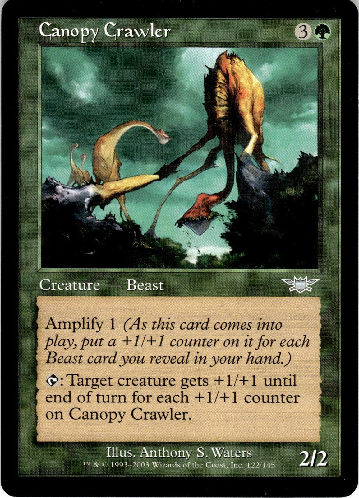 Magic Canopy Crawler Legions 122 Lightly Played
