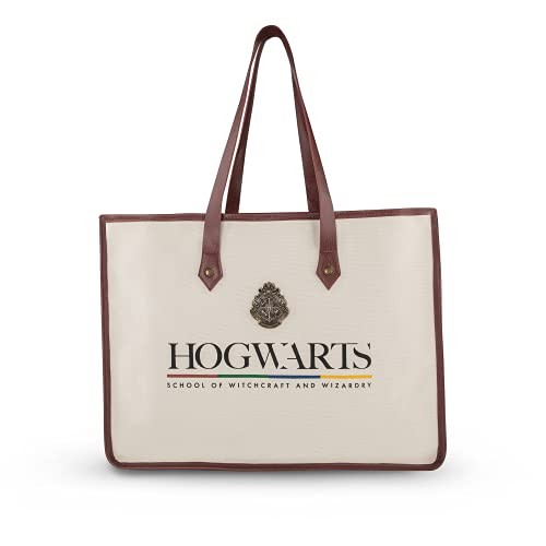 Cinereplicas Harry Potter - Shopping Bag Hogwarts Canvas - Official (Us Import)-image