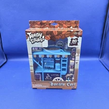 Teeny Tinies Teeny Barista Cart Mini Playset 20 Piece Miniatures "Brand New"