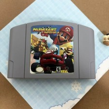Mario Kart Amped UP N64 Game cartridge Retro Video Games