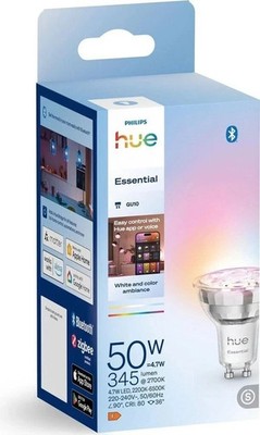 Philips Hue White & Color Ambiance Essential GU10 Smart LED Spot  Eco Verpackung