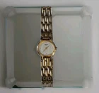 SEIKO Exceline Feb. 1993 Mother Of Pearl Quartz Watch Gold-tone 1N00-0679 320922