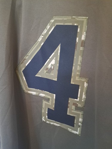 Nike Dallas Cowboys Dak Prescott Salute to Service Military Jersey 3xl Sewn - Picture 4 of 7