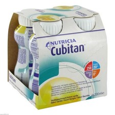 CUBITAN Vanillegeschmack Trinkflasche 4X200 ml
