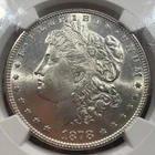 1878 7/8 TF VAM-33 7/4 TF &Clash $1 Silver Morgan Dollar NGC UNC DETAIL 012533