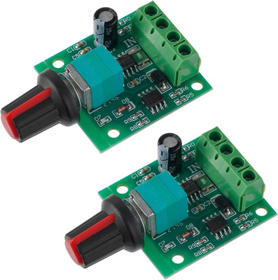BOJACK Low Voltage DC Motor Speed Controller PWM 1.8V 3V 5V 6V 12V 2A 30W Adjust
