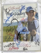 LPGA 2012 Women's Golf Championship Autographed Photos and Official Program Book