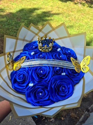 Ramo de  Rosas Azules Eternas   Belleza que no tiene fin.