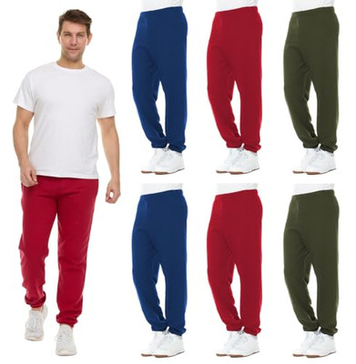 BILLIONHATS 6 Pack of Wholesale Mens Jogger Sweatpants Homeless Shelter Donation