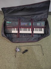 Vintage 1988 Working. Yamaha PSR-16 synthesizer/keyboard 49 keys And Bag. Japan