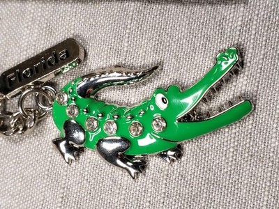 Florida Alligator Gator Keychain Souvenir Key chain C78