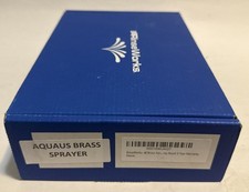 NEW RinseWorks Aquaus Premium Handheld Bidet Sprayer CHROME  BRASS