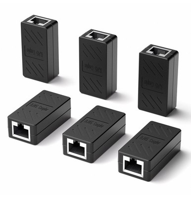 Ethernet Extender RJ45 Couplers Network Cable Coupler Cat 5 Coupling Lnternet...