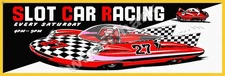 Slot Car Racing Every Saturday Metal Sign 2 Sizes to Choose From