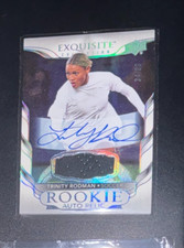 2024 GOODWIN TRINITY RODMAN ROOKIE AUTOGRAPH WORN JERSEY EXQUISITE CARD #/99. rookie card picture