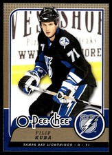 2008-09 O-Pee-Chee #319 Filip Kuba Tampa Bay Lightning Hockey Card