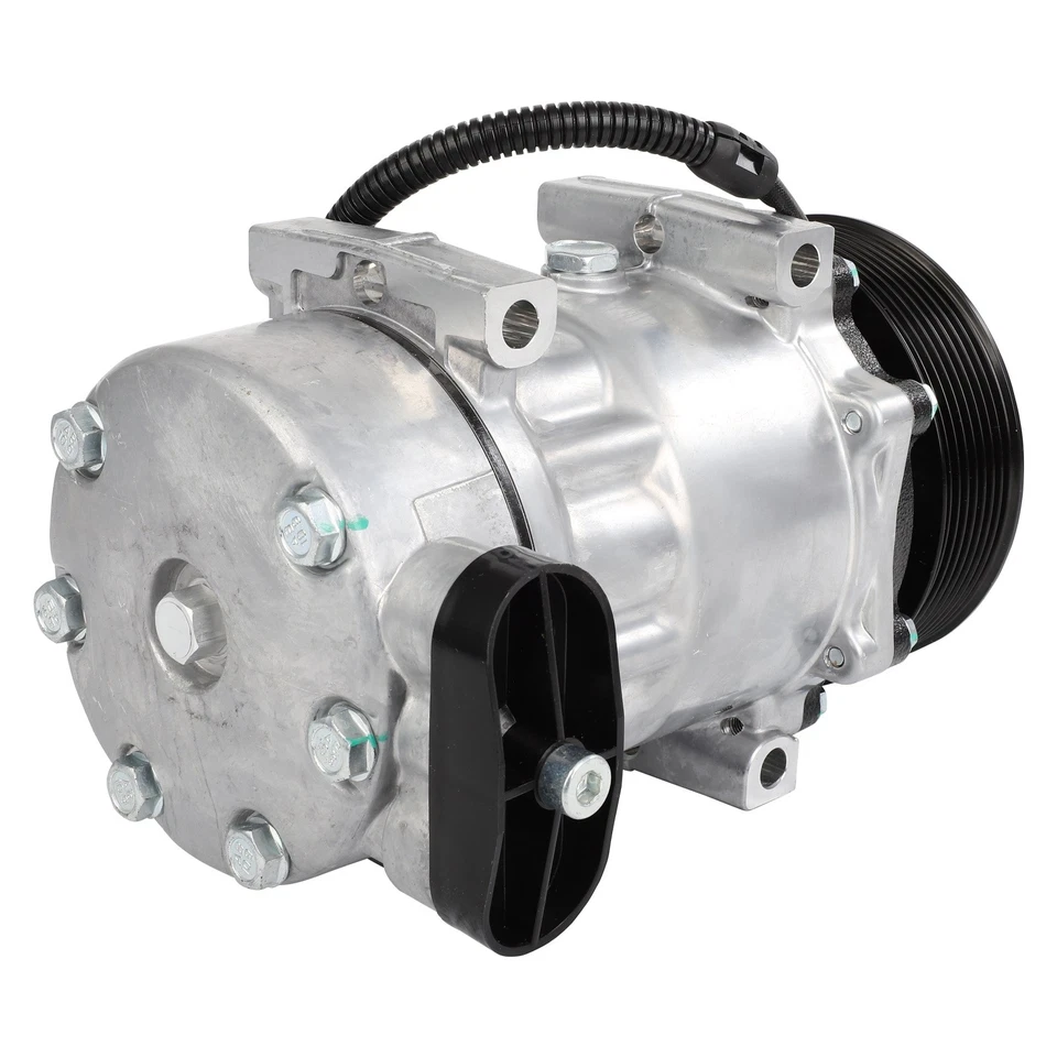 A/C Compressor w/ Clutch For Kenworth T800 W900 Peterbilt 320 379 385 - Image 3 of 4