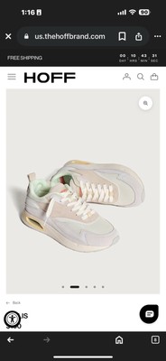 Hoff USA Willis Sneakers, size 8 New In Box Woman
