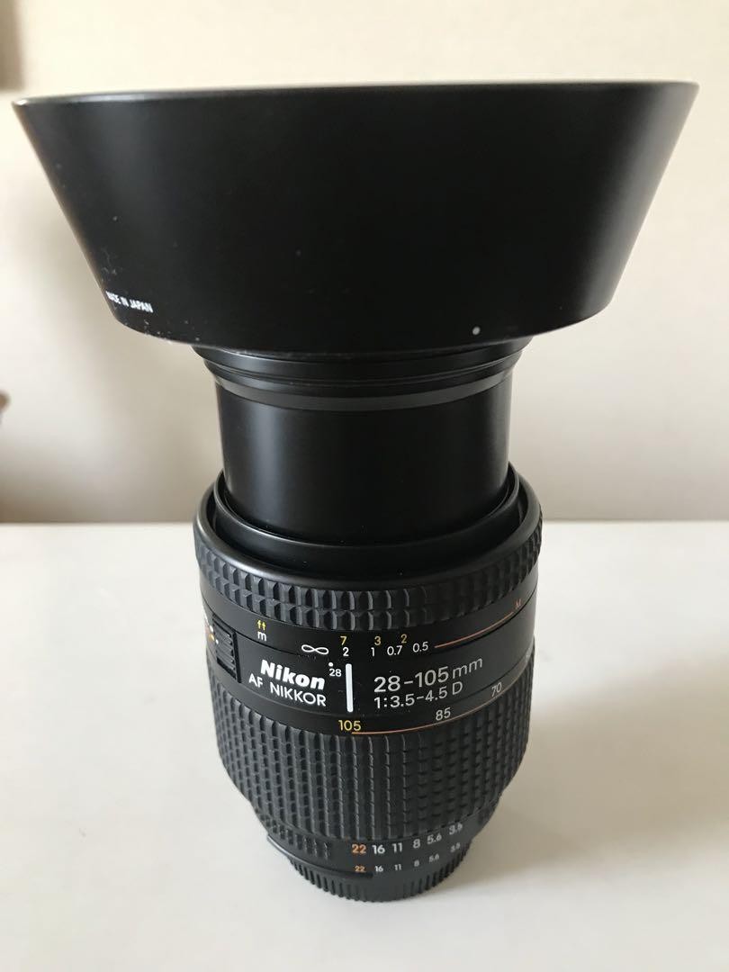 ニッコール　zoomレンズ　28〜105mm f3.5〜45D Nikkor Zoom Lens 28 105Mm F3.5 45D | eBay