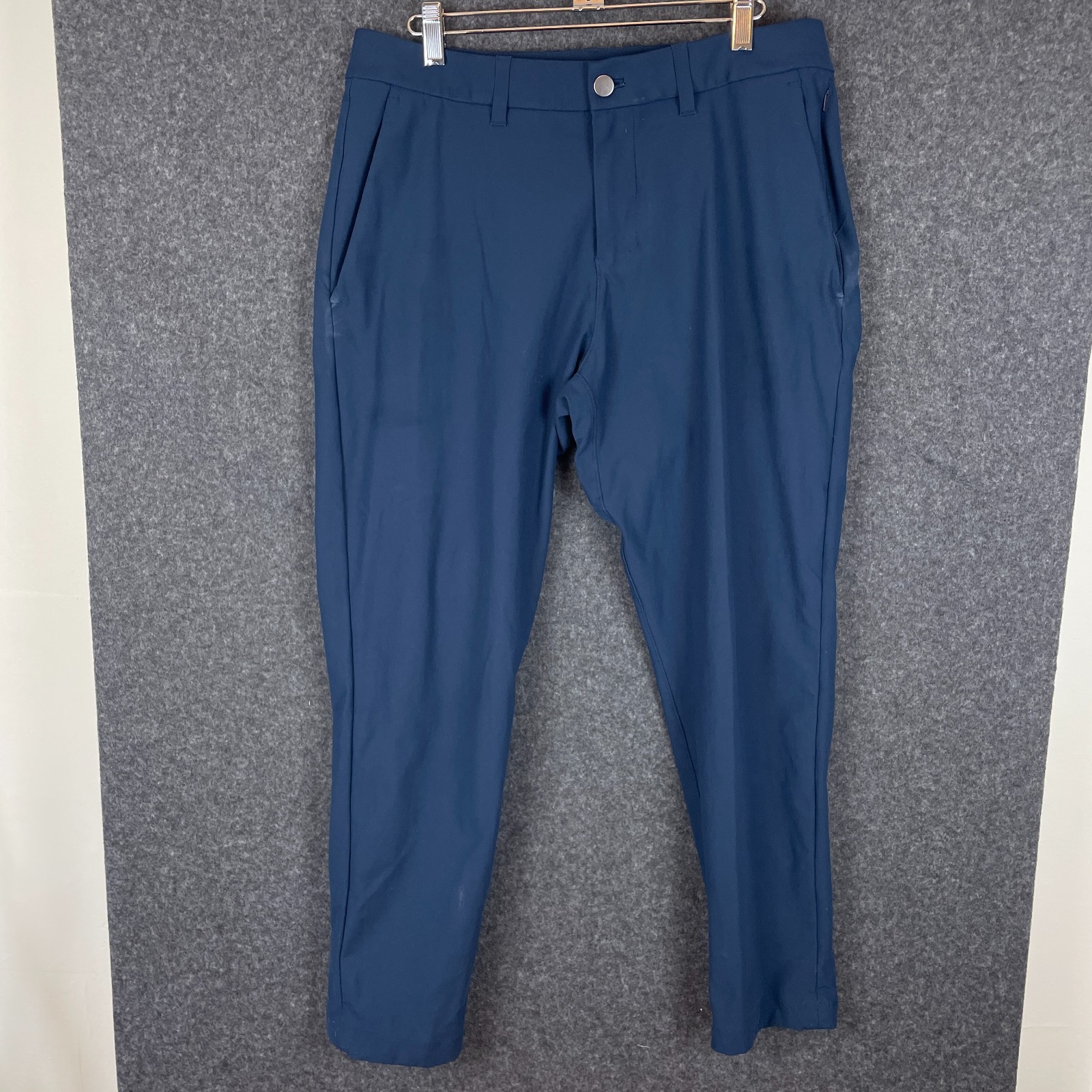 Lululemon ABC Trouser Slim Fit Warpstreme Mens 32x27 Obsidian Dark Blue
