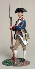 W. Britain - Continental Line Soldier Resting on Musket, 1777-87 #16215