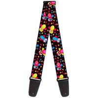 Guitar Strap - Flying Owls W/Leaves Black/Multi Color (Us Import) Acc Neu
