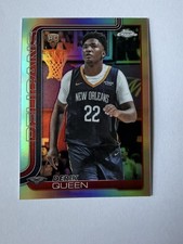 Derik Queen 2025-26 Topps Chrome Silver Refractor RC New Orleans Pelicans #263