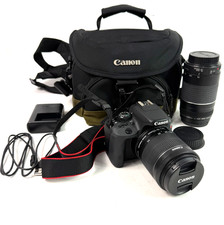 Canon EOS Rebel SL1 Camera Bundle with 2 Lenses Soft Case 1 Battery Charger Cord