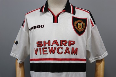 MANCHESTER UNITED Away 1997-1999 Football Umbro Jersey Soccer Mens