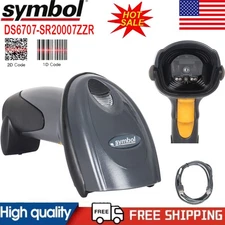 Symbol Motorola 1D 2D Handheld Barcode Scanner With USB Cable DS6707-SR20007ZZR