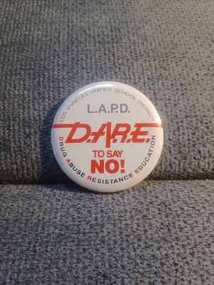 L.A.P.D. D.A.R.E. To Say No Pin Los Angeles Unified School District Drug...