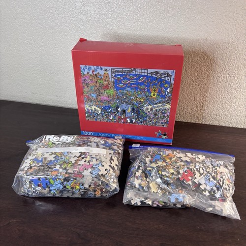 Where's Waldo Lights Camera Action 1000 Piece 20” X 28" Jigsaw Puzzle Easy Frame - Picture 9 of 9