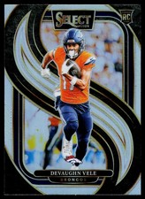 Devaughn Vele 2024 Panini Select Silver Prizm #150 RC Denver Broncos