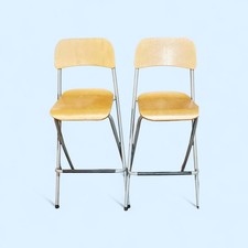 WOODEN BREAKFAST BAR CHAIRS SET OF 2 KITCHEN BAR Stools