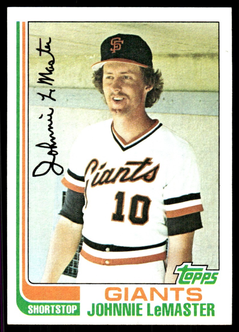Johnnie LeMaster 1982 Topps #304 Giants MLB READ FREE SHIPPING AutographDen
