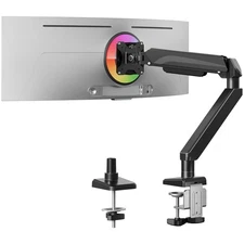 MOUNTUP Heavy Duty Single Monitor Arm for 42 40 39 34 32 27Inch Screens, Moni...