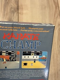 Karate Champ (Nintendo NES, 1986) CIB Complete 5-Screw w/ Hangtab Tested