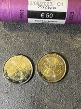 2 Euros Comm&eacute;morative France 2023 Coupe du Monde de Rugby FdC Neuve