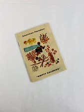 Government issued Upjohn Company American Paradox Empty Calories pamphlet circa