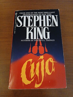 Cujo by Stephen King 1982 Vtg Signet Horror Paperback Rare Cover