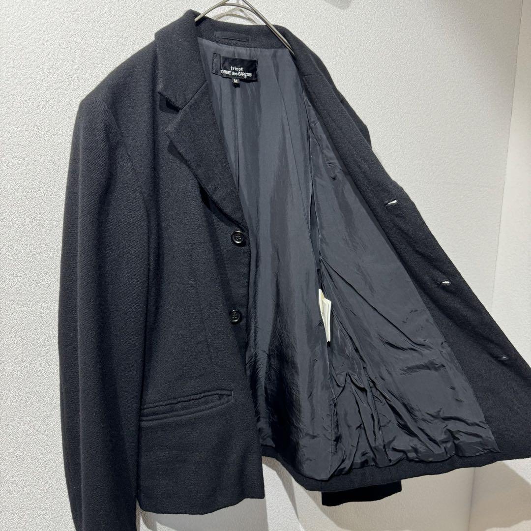01 tricot COMME des GARCONS Fine Wool 3B Tailored Jacket Size JP-M