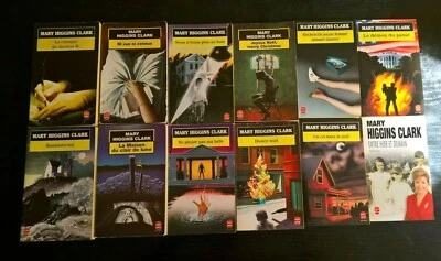 Lot de 12 livres de poche  MARY HIGGINS CLARK....Ed : albin michel - Photo 1/4